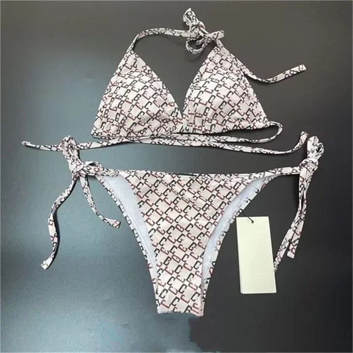 🍒Women's fashion bathing suits with cross back with in built bra one-piece swimsuit solid beachwear Sea Sure Swim Suits