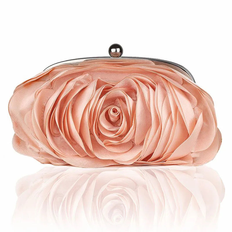 🍒Evening flower bag small bride purse occasion party handbag for  wedding guest floral chain bag ladies clutch Picked For You