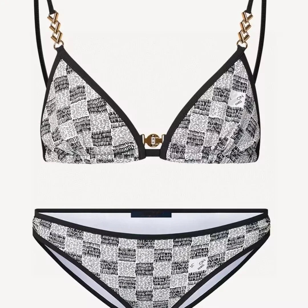 🍒Women's fashion bathing suits with cross back with in built bra one-piece swimsuit solid beachwear Sea Sure Swim Suits