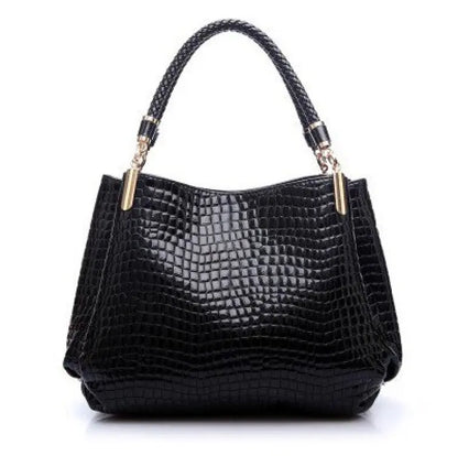 🍒Faux crocodile leather bag designer for women handbags womens summer bag top handle  bags ladies casual tote Dial Up On Croc