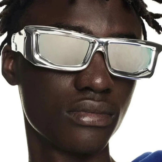 🍒Big rectangler sunglasses women vintage flat top sunnies unisex Luxury designer shades uv400 high sun protection slicky shiny smooth sunnies