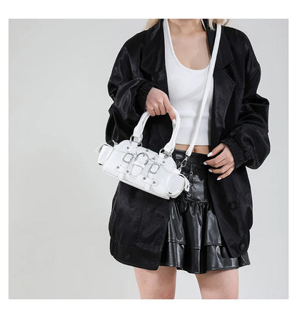 🍒Shoulder & crossbody bag in one solid popularity hot trendy stylish design y2k handbags for women fashion accessories Bag A Beaut Bits-y Bag