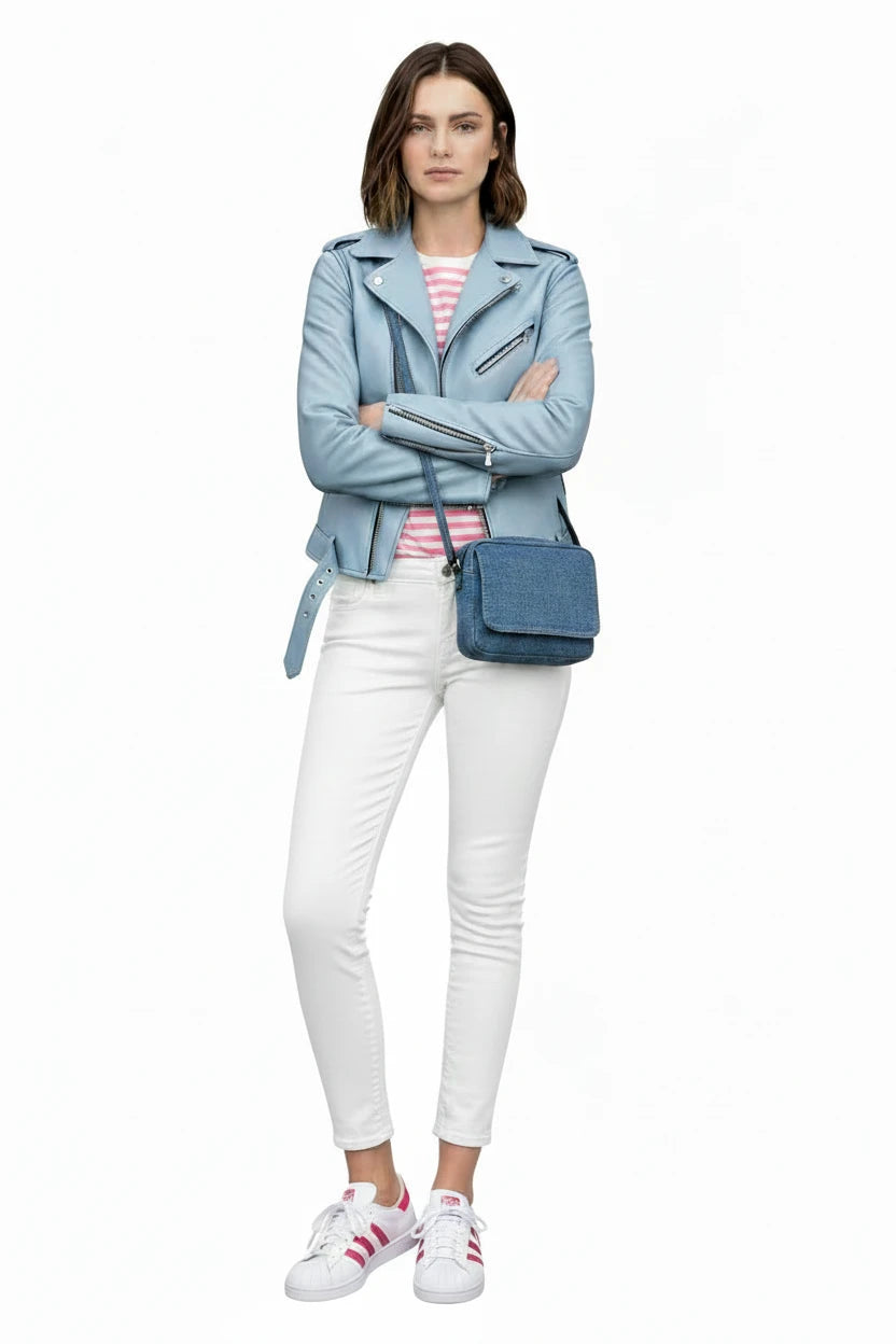 🍒Faux leather moto Jackets spring autumn fashion zip up outerwear smart casual biker jacket plus size outdoor clothes Get On The Moto Bike