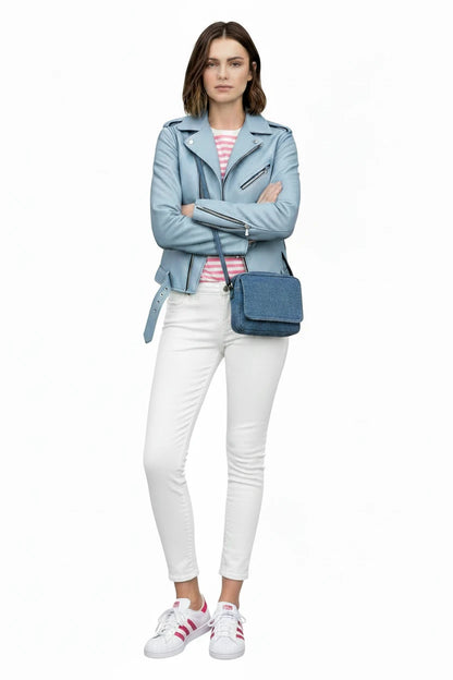 🍒Faux leather moto Jackets spring autumn fashion zip up outerwear smart casual biker jacket plus size outdoor clothes Get On The Moto Bike