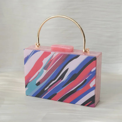 🍒Acrylic luxury handbag trendy handbags for women's fashion accessories boutique bag for  party wear evening bag cute wedding box bag vintage clutch occasion bags WAVE goodbye to boring bags with this SEA Green