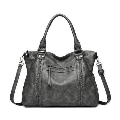🍒Soft faux leather shoulder crossbody bags for women hot luxury handbag Designer casual tote office work bag Clever Faux Leather
