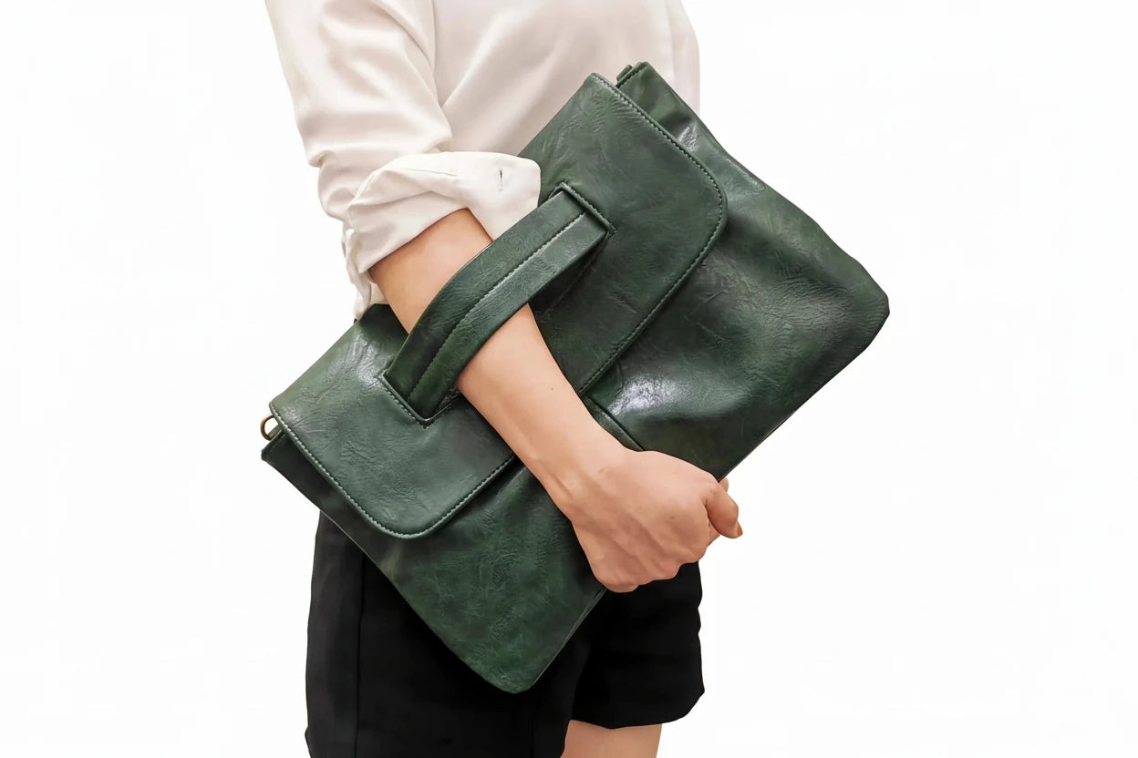 🍒Pu Leather evening bag luxury vintage shoulder crossbody bags party envelope clutch purse retro handbags large capacity fashion simple office ladies euro-america style smart casual accessory Dont Be A CROSSBODY CLUTCH this Quick
