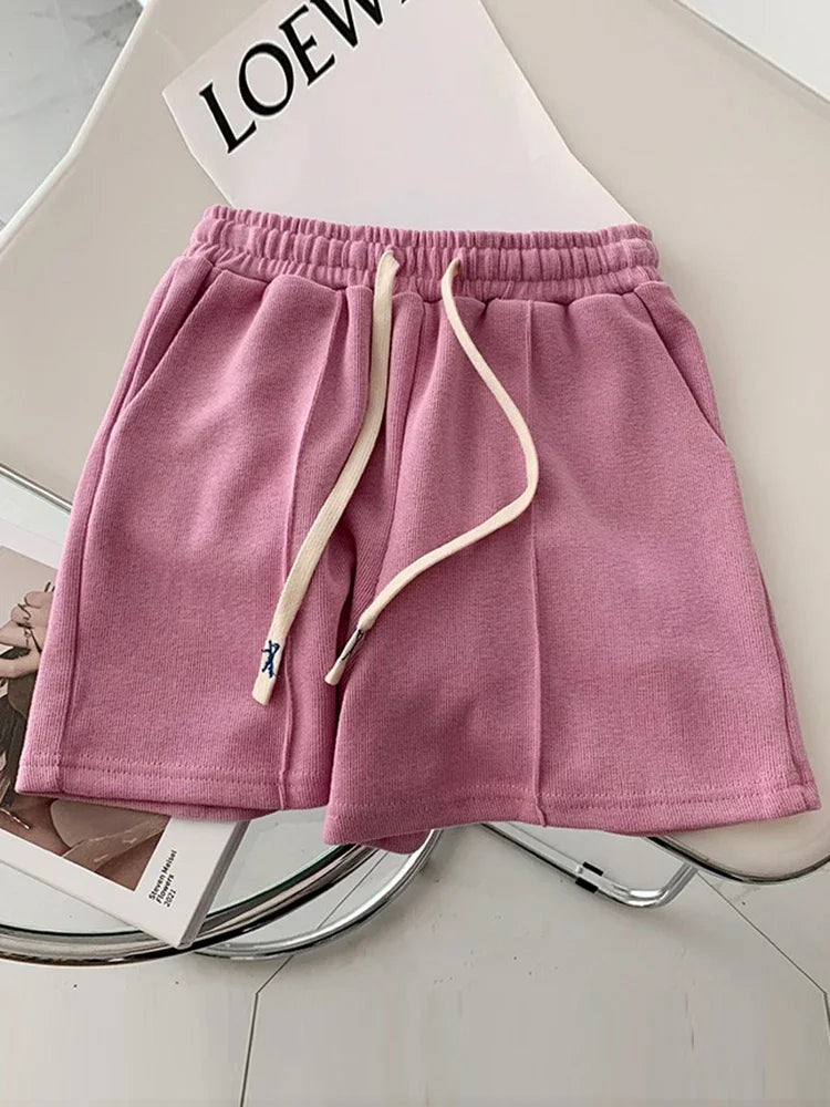 🍒Womens summer shorts pastel colours elasticated waist shorties lovely style sweet simple female summer fashion clothing Look Fruity In Pastels Or Be A Dolly To Yourself And Get A Mixture