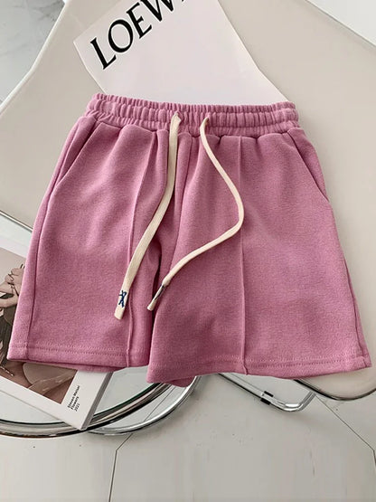 🍒Womens summer shorts pastel colours elasticated waist shorties lovely style sweet simple female summer fashion clothing Look Fruity In Pastels Or Be A Dolly To Yourself And Get A Mixture