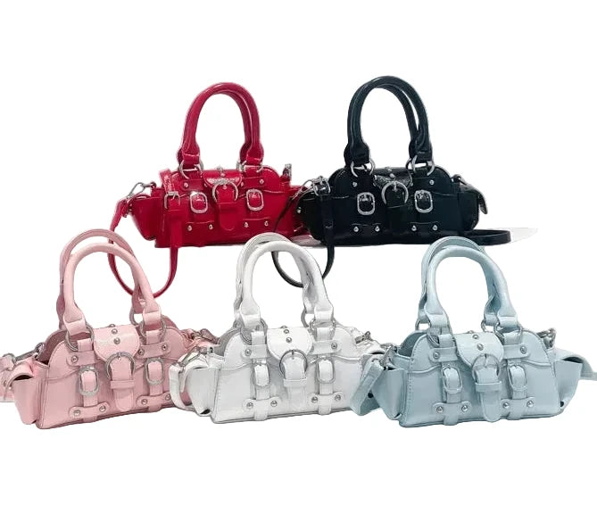 🍒Shoulder & crossbody bag in one solid popularity hot trendy stylish design y2k handbags for women fashion accessories Bag A Beaut Bits-y Bag