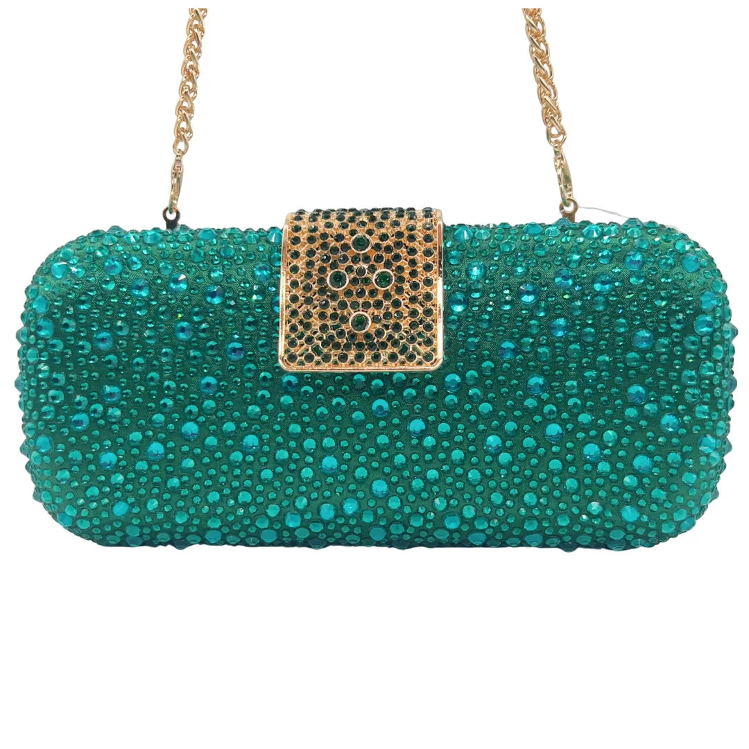🍒Crystal evening clutch bag glittering rhinestone cross body bag for wedding party purse for women full-diamond bridal.bag occassion handbag