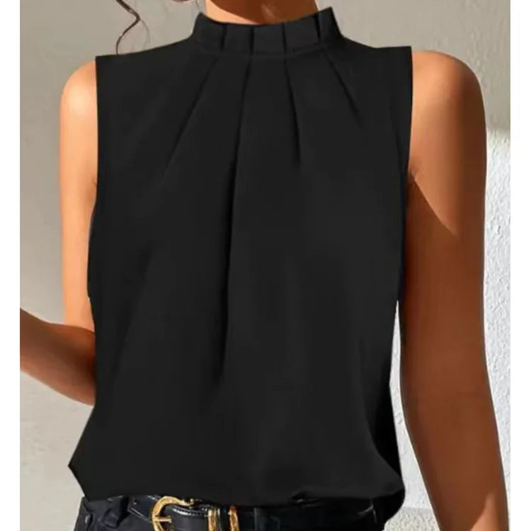 🍒Cold shoulder black top short sleeve design office wear women Ladie blousese summer casual wear feminine shirt Choose Chic