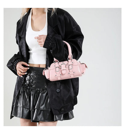 🍒Shoulder & crossbody bag in one solid popularity hot trendy stylish design y2k handbags for women fashion accessories Bag A Beaut Bits-y Bag