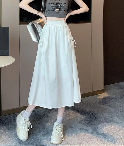 🍒Cargo Skirts with draw string for women's plus size female fashion wear summer clothing  skirt stylish chic and elegant aesthetic trendy clothes Draw Your Attention To This Cool Draw String