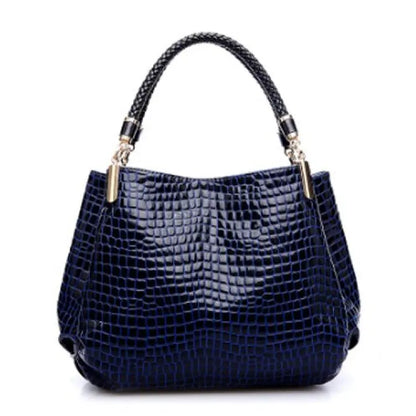 🍒Faux crocodile leather bag designer for women handbags womens summer bag top handle  bags ladies casual tote Dial Up On Croc