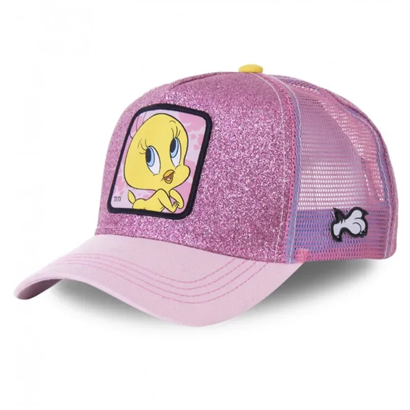 🍒High quality cotton baseball cap mesh back brand anime cartoon unisex hat hip hop trucker hat streetwearr caps