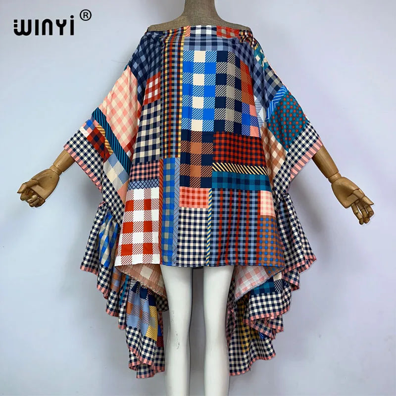 🍒Women summer fashion evening beach party outfit bohemian beachwear kaftan dress elegant beach cover ups Cover Up Covers