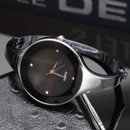 🍒Bangle watch for women bracelet angle simple stylish fashion wrist watch analog quartz elegant jewellery stainless steel  and solid colour gift accessory Dont Risk Miss This Cool Wrist