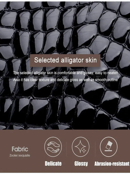 🍒Faux crocodile leather bag designer for women handbags womens summer bag top handle  bags ladies casual tote Dial Up On Croc