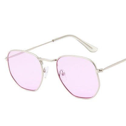 🍒Sunglasses mirror lens retro sun glasses luxury sunglasses vintage female black shades uv400 protection AC square frame glasses for women luxury vintage sun shades Colour Your Summer