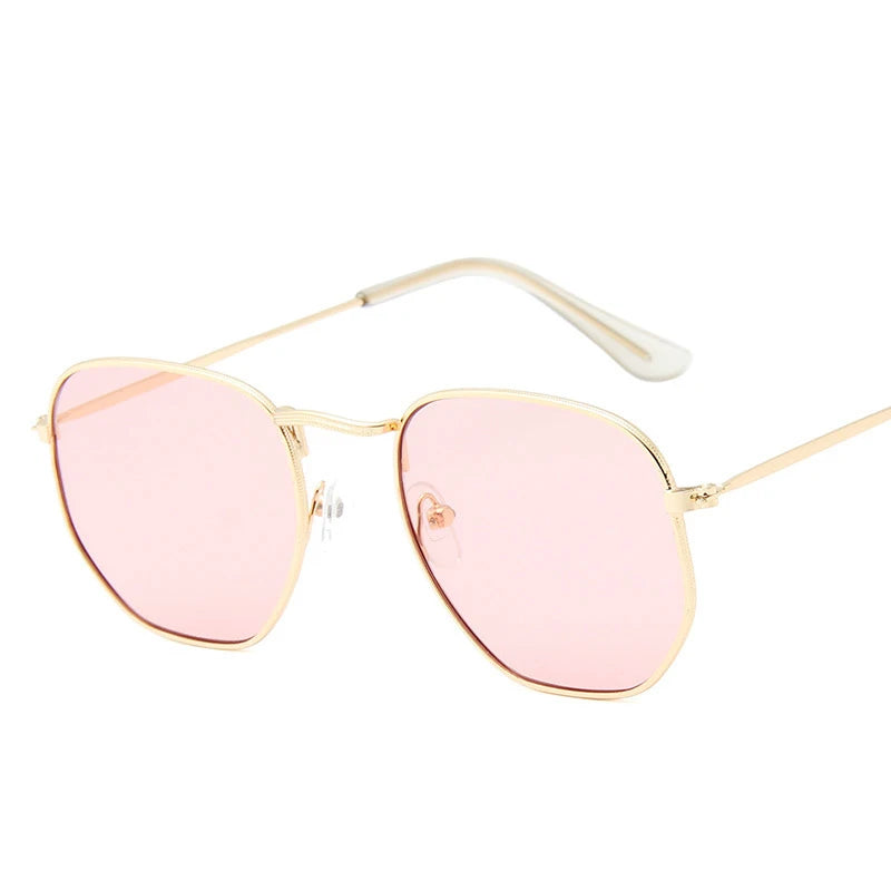 🍒Sunglasses mirror lens retro sun glasses luxury sunglasses vintage female black shades uv400 protection AC square frame glasses for women luxury vintage sun shades Colour Your Summer
