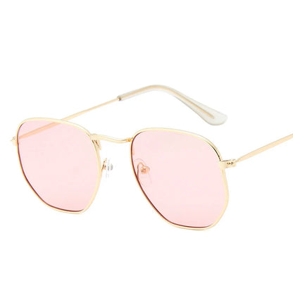 🍒Sunglasses mirror lens retro sun glasses luxury sunglasses vintage female black shades uv400 protection AC square frame glasses for women luxury vintage sun shades Colour Your Summer