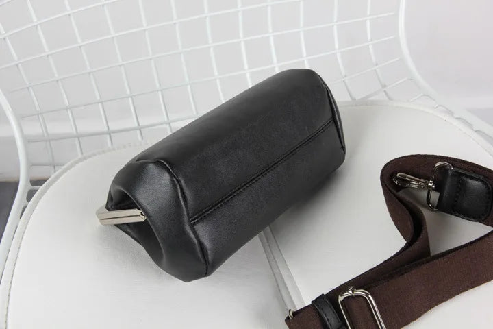 🍒Womens retro bag kiss lock shoulder crossbody bags for female clip top handbag purse smart casual bag for occasions You'll Never Purse Your Lips With A Cool Crossbody