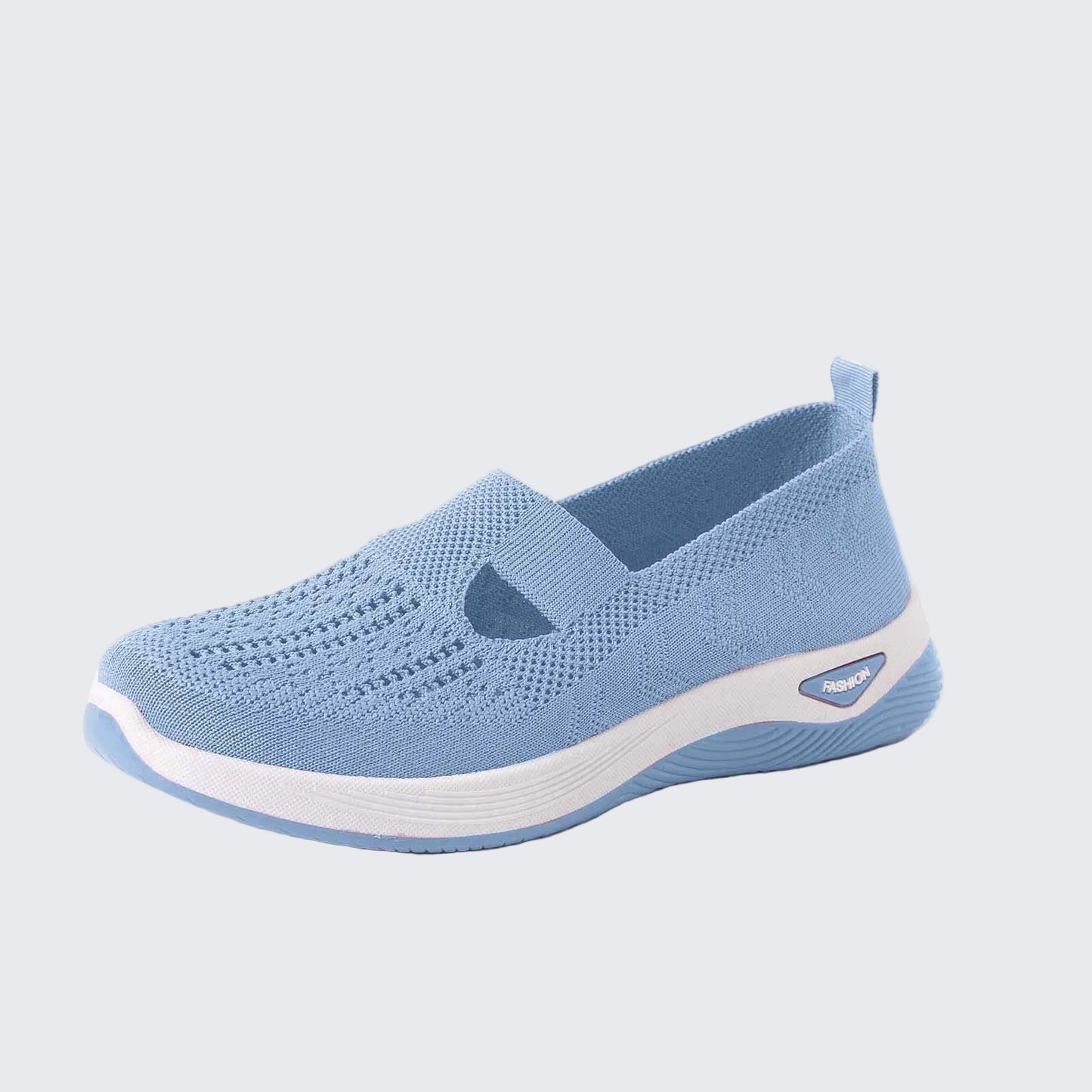 🍒Breathable comfortable shoes casual slip on shoes light weight mesh summer footwear for women rubber sole walking shoes Fashion Mesh-age