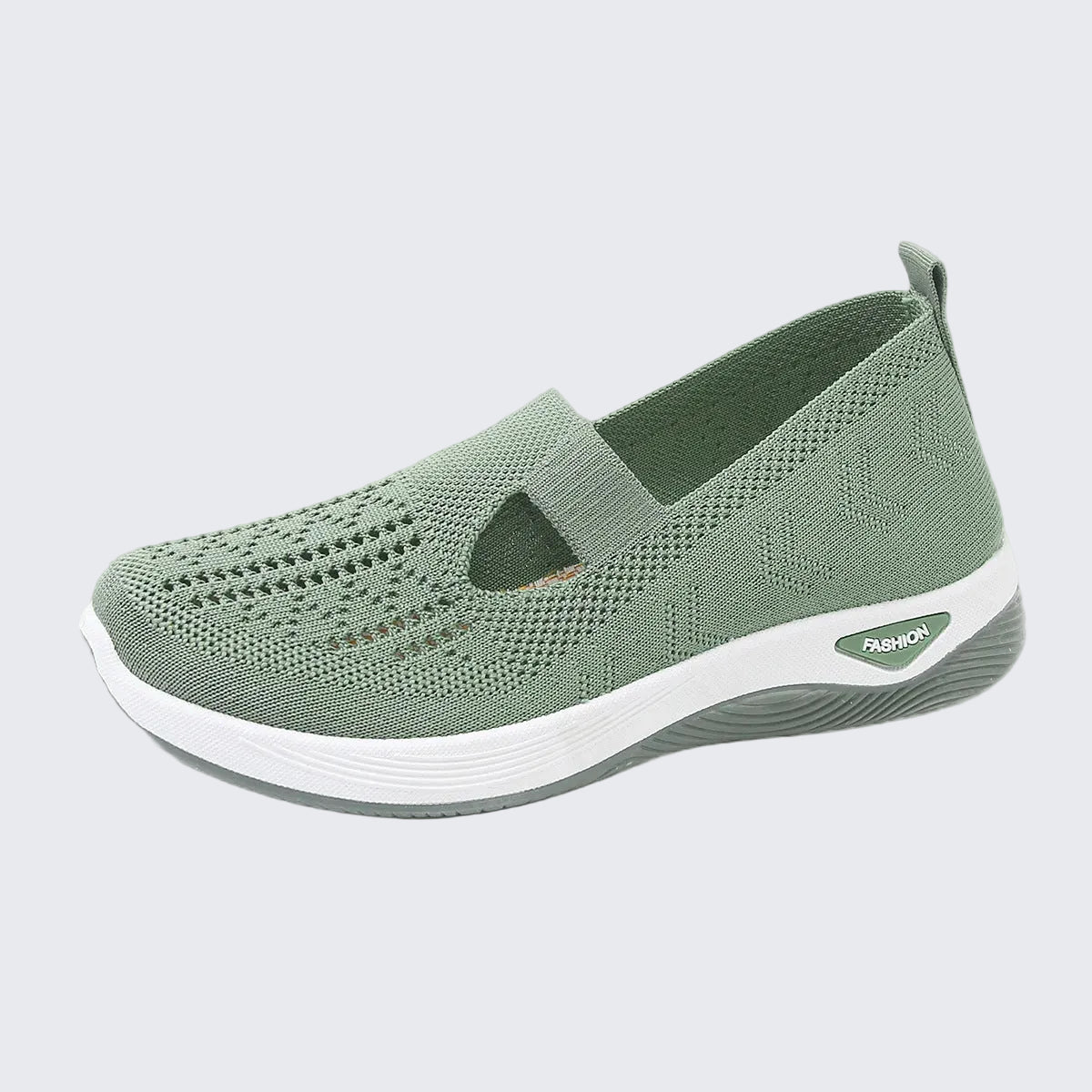 🍒Breathable comfortable shoes casual slip on shoes light weight mesh summer footwear for women rubber sole walking shoes Fashion Mesh-age