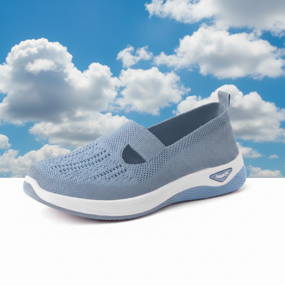 🍒Breathable comfortable shoes casual slip on shoes light weight mesh summer footwear for women rubber sole walking shoes Fashion Mesh-age