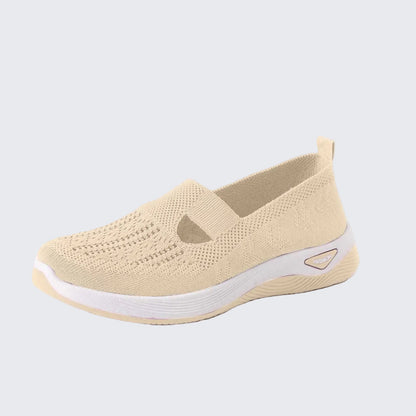 🍒Breathable comfortable shoes casual slip on shoes light weight mesh summer footwear for women rubber sole walking shoes Fashion Mesh-age