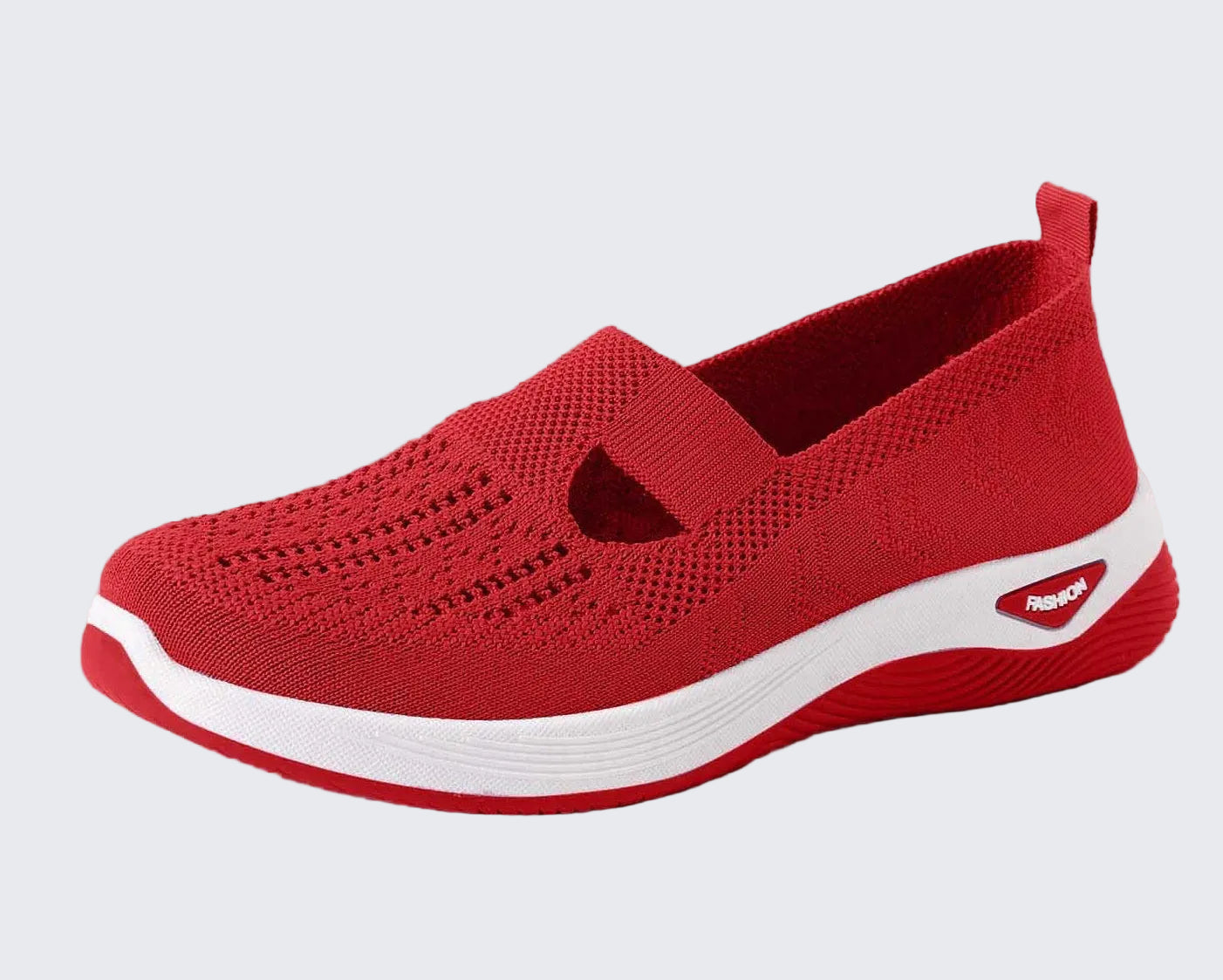 🍒Breathable comfortable shoes casual slip on shoes light weight mesh summer footwear for women rubber sole walking shoes Fashion Mesh-age